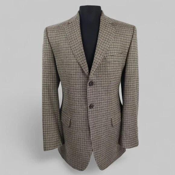 Ralph Lauren 42L Wool Cashmere Blend 3 Button Sport Coat Blazer - Picture 2 of 11